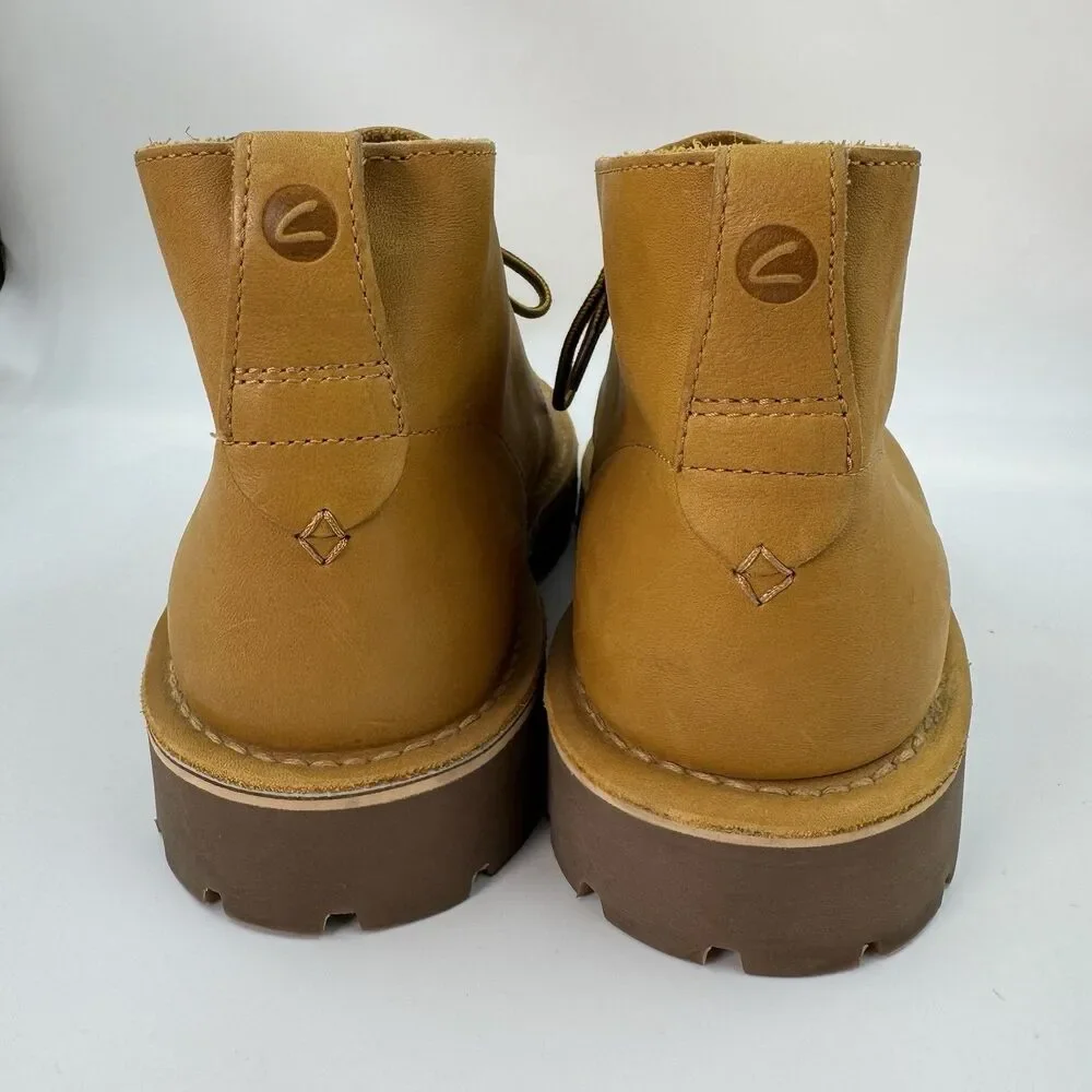 Clarks Overdale Mid 261687237085 Mens Brown Nubuck Lace Up Chukkas Boots 9.5M